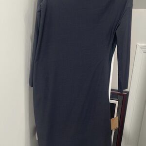 Zara Charcoal Long Sleeve Dress